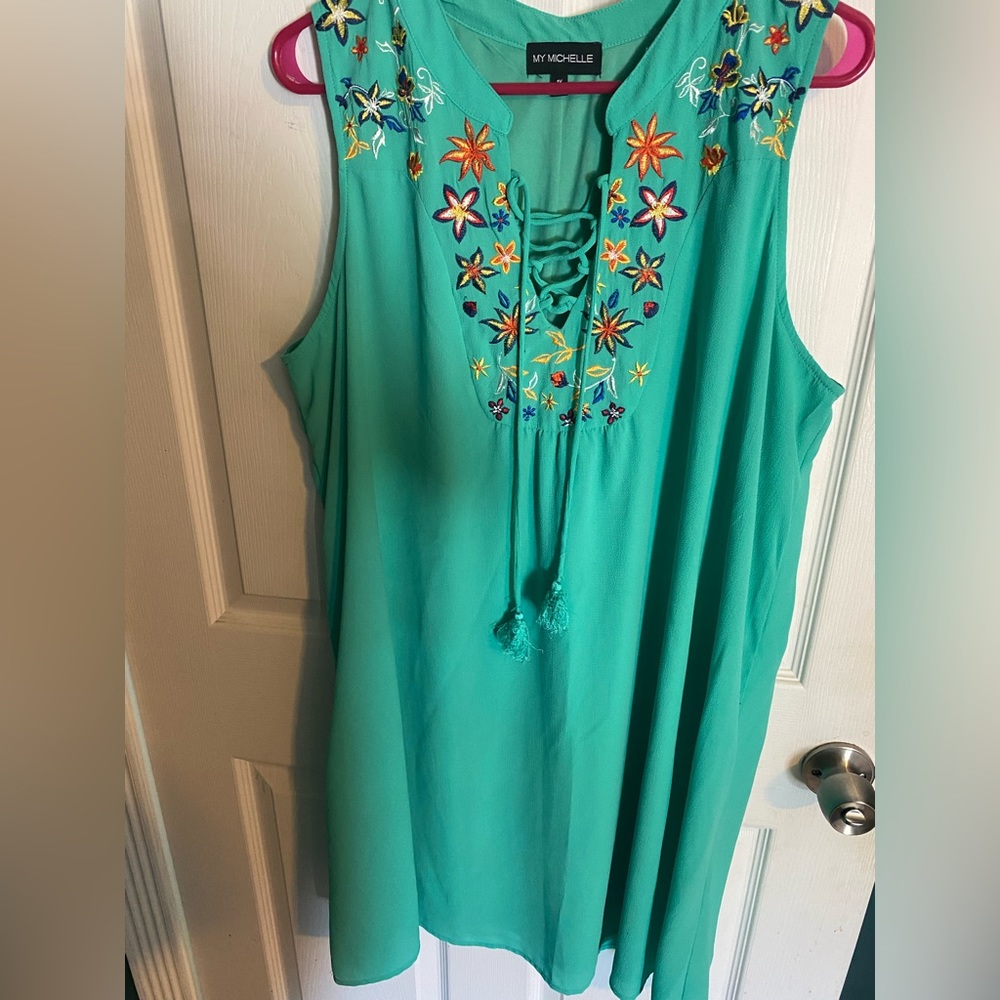 Green dress